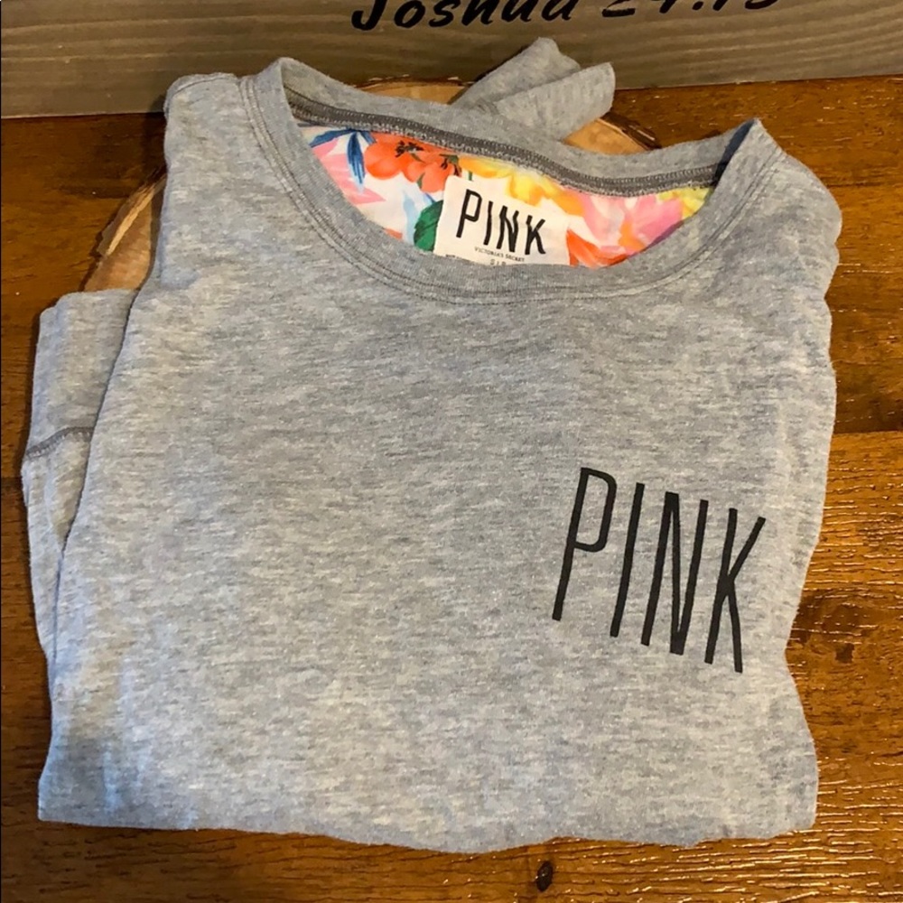 VICTORIA SECRET PINK LONG SLEEVE T